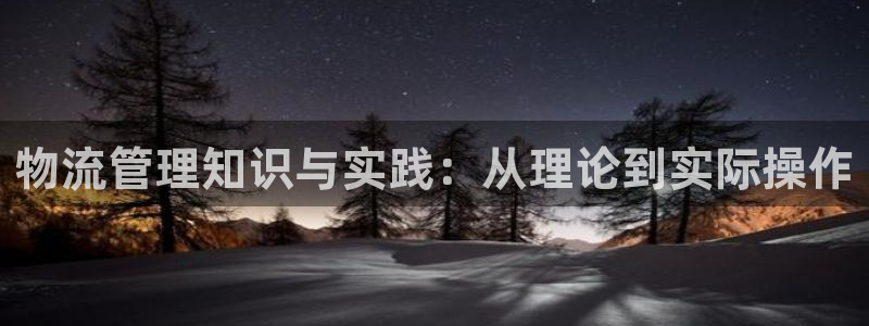 狗子28黑不黑:物流管理知识与实践: